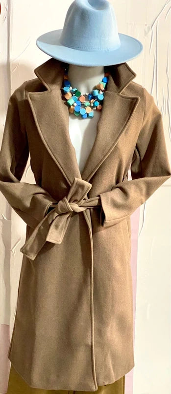 Cappotto Trench Lungo da Una XS Alla M Cappello in Regalo Misure In Foto