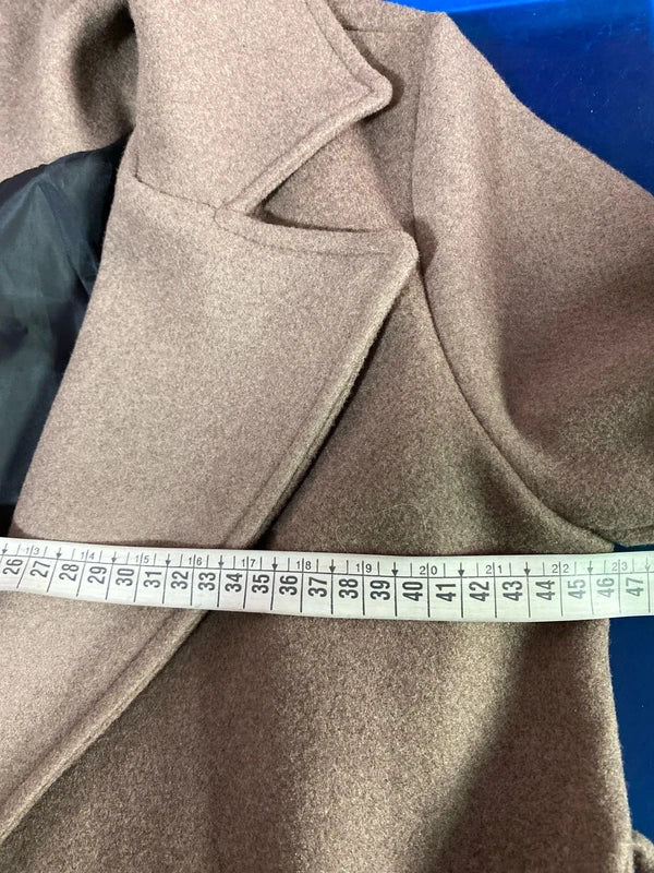 Cappotto Trench Lungo da Una XS Alla M Cappello in Regalo Misure In Foto
