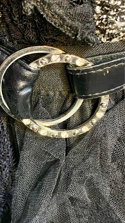 Gonna lunga in pizzo e tulle Top in Pizzo Cappello Nuovo In Regalo Misure In Foto