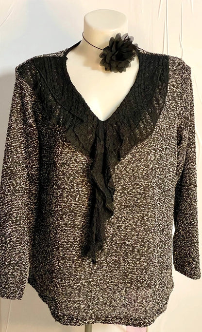 Gonna lunga in pizzo e tulle Top in Pizzo Cappello Nuovo In Regalo Misure In Foto