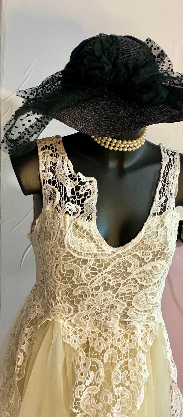 Abito Lungo Da Sposa o Da Sera in Stile Vintage Romantico Misure Nelle Foto