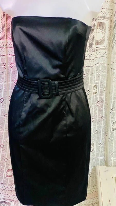 Women's black sheath dress