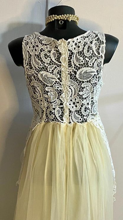 Abito Lungo Da Sposa o Da Sera in Stile Vintage Romantico Misure Nelle Foto