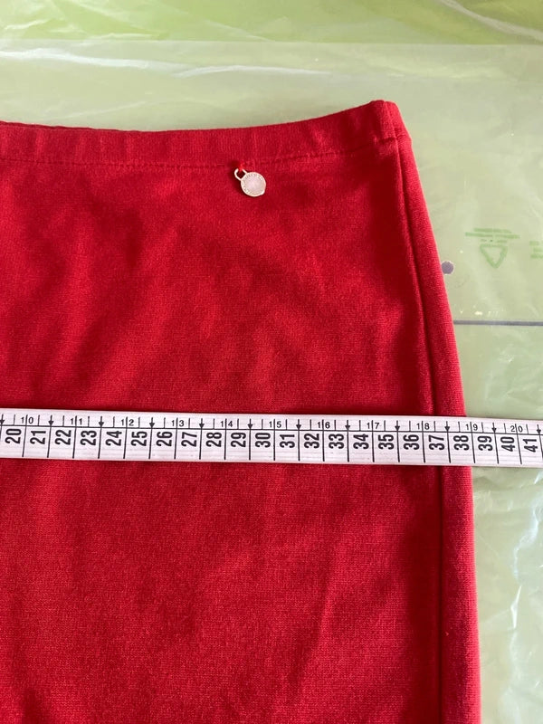 Red vintage suit with skirt