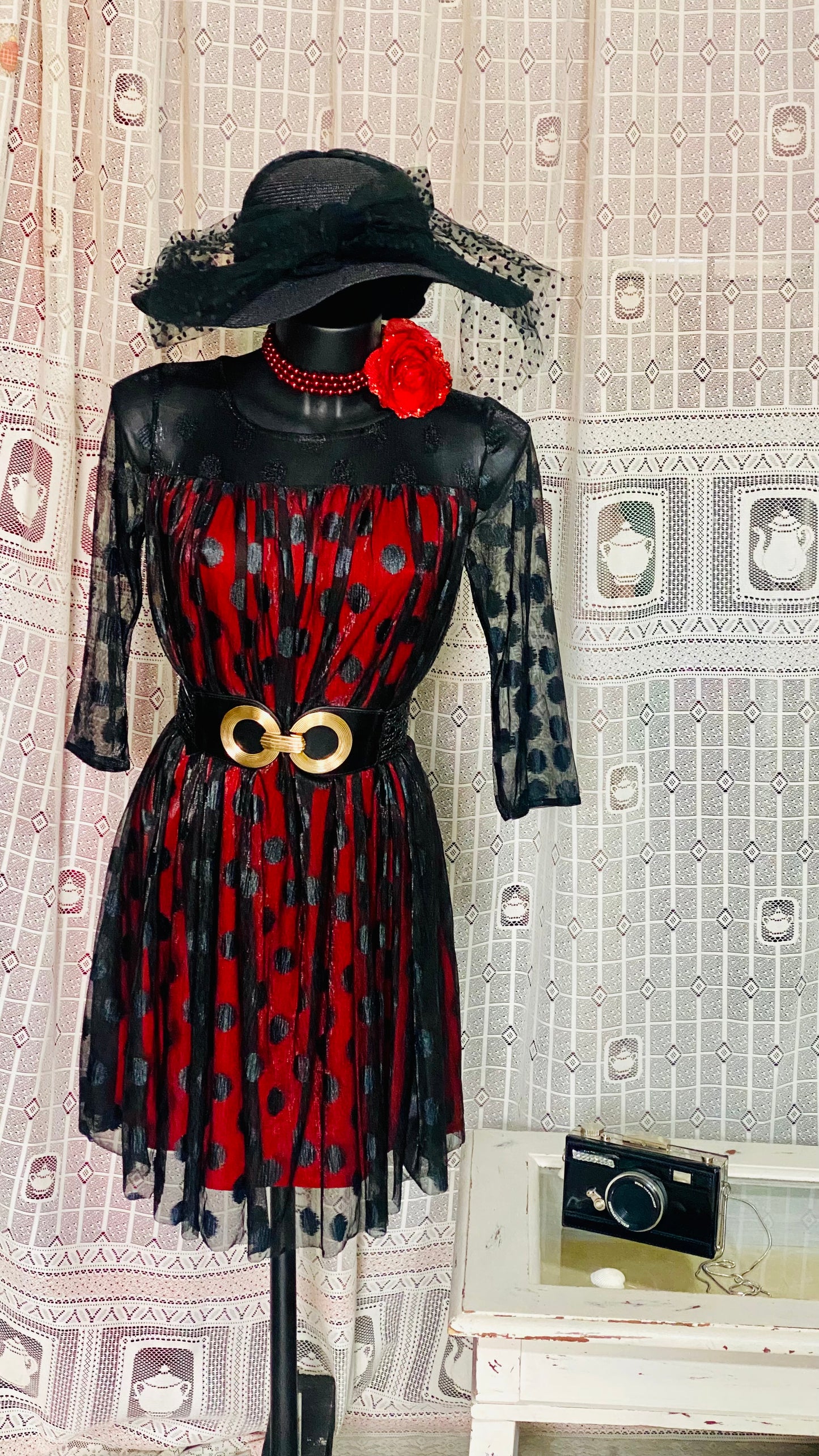 Elegant longuette dress