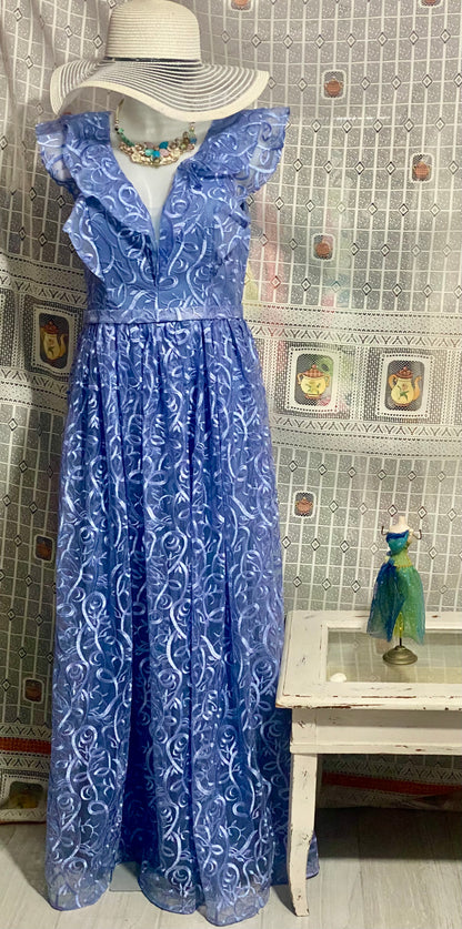 Kenya lace and tulle dress