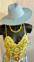 Gonna con Limoni e Top in pizzo