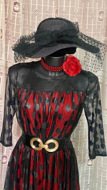 Elegant longuette dress