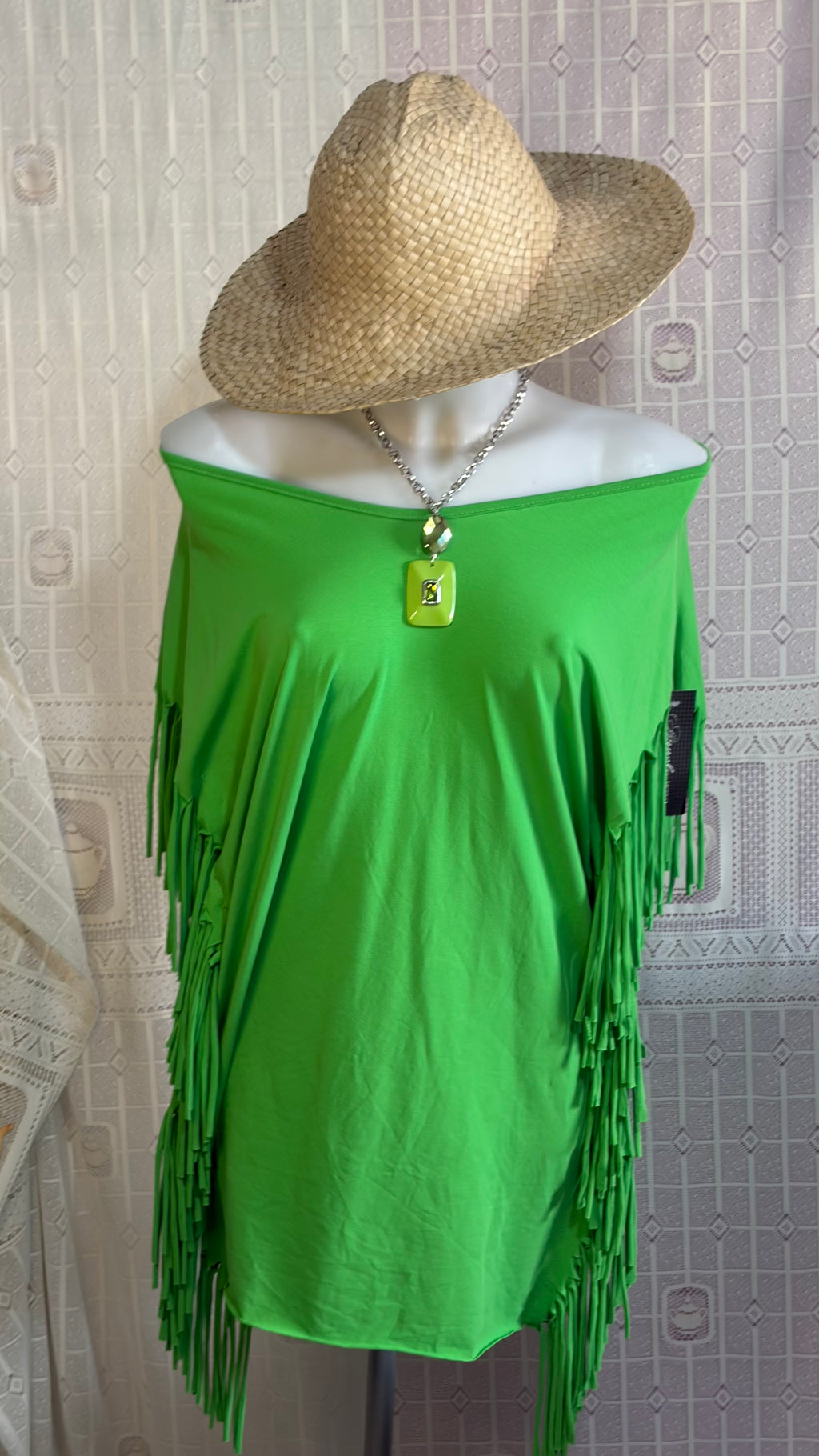 Blusa o Abito Estivo con Frange