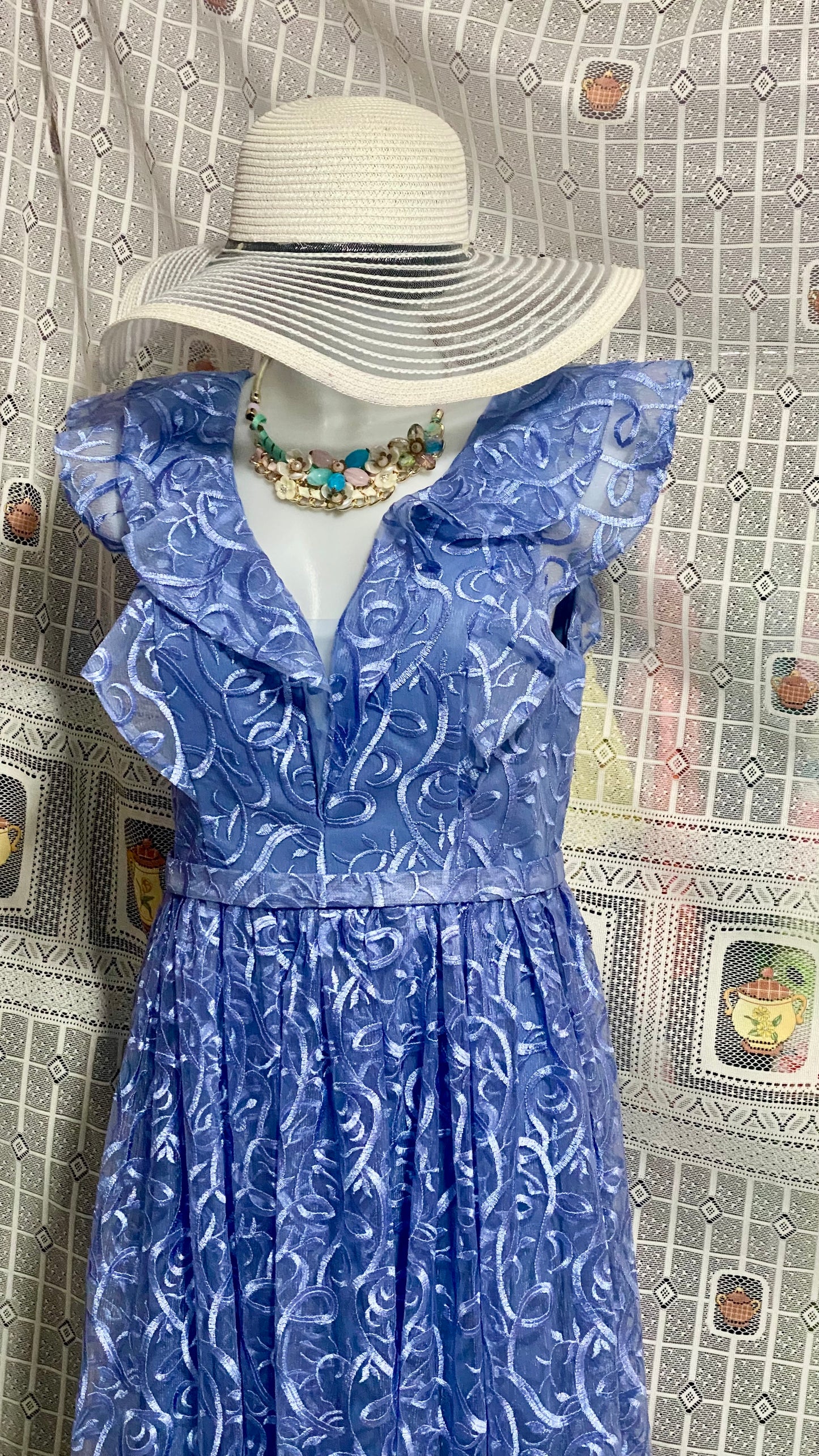 Kenya lace and tulle dress