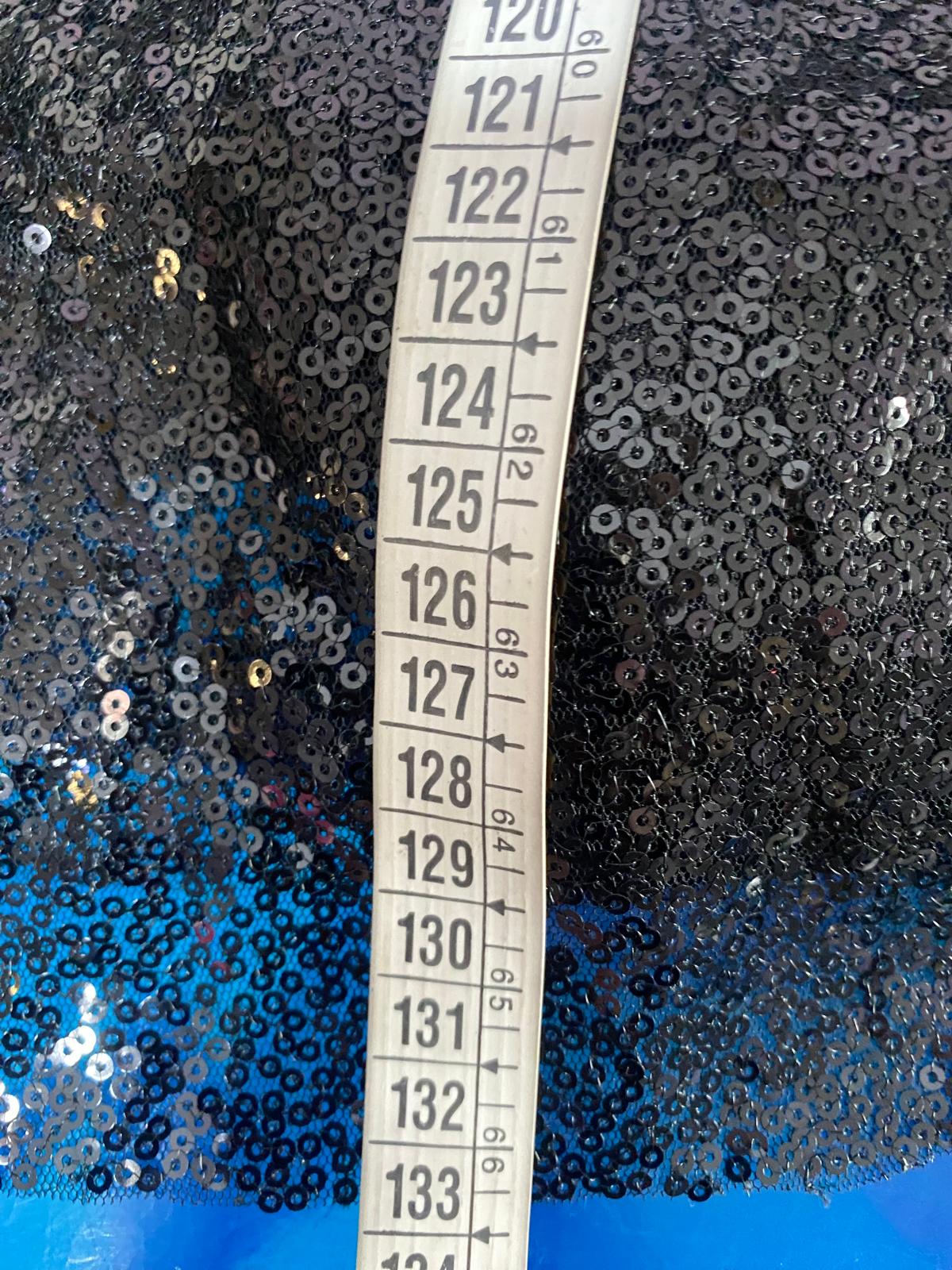 Abito Elegante Nero Paiettato