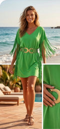 Blusa o Abito Estivo con Frange