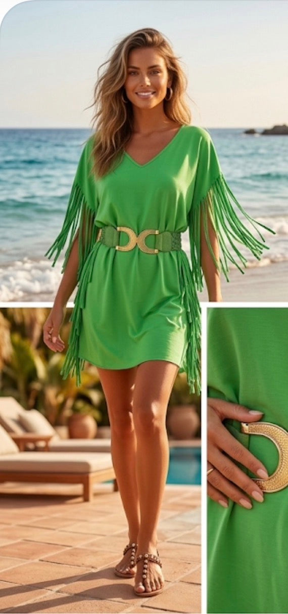 Blusa o Abito Estivo con Frange