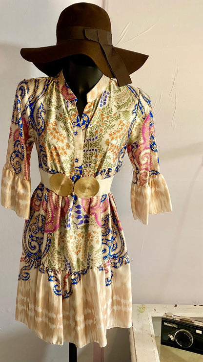 Vintage Boho Bohemian chic dress