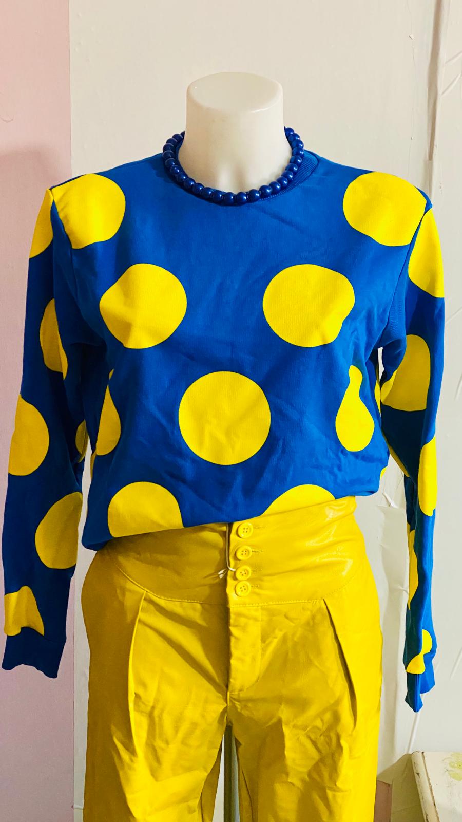 Completo con Pantalone in Ecopelle &  Felpa Yoshii