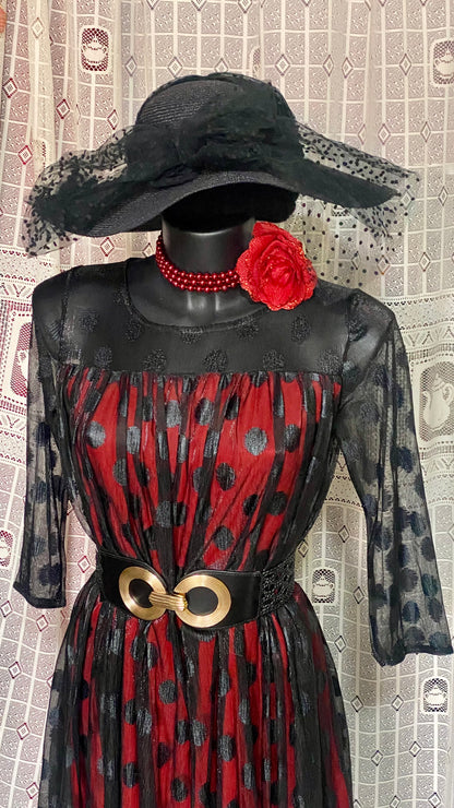 Elegant longuette dress