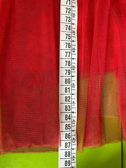 Red vintage lace dress