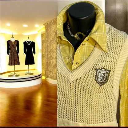 Completo Coordinato Only Linea Luxury Stile Preppy Misure In Foto