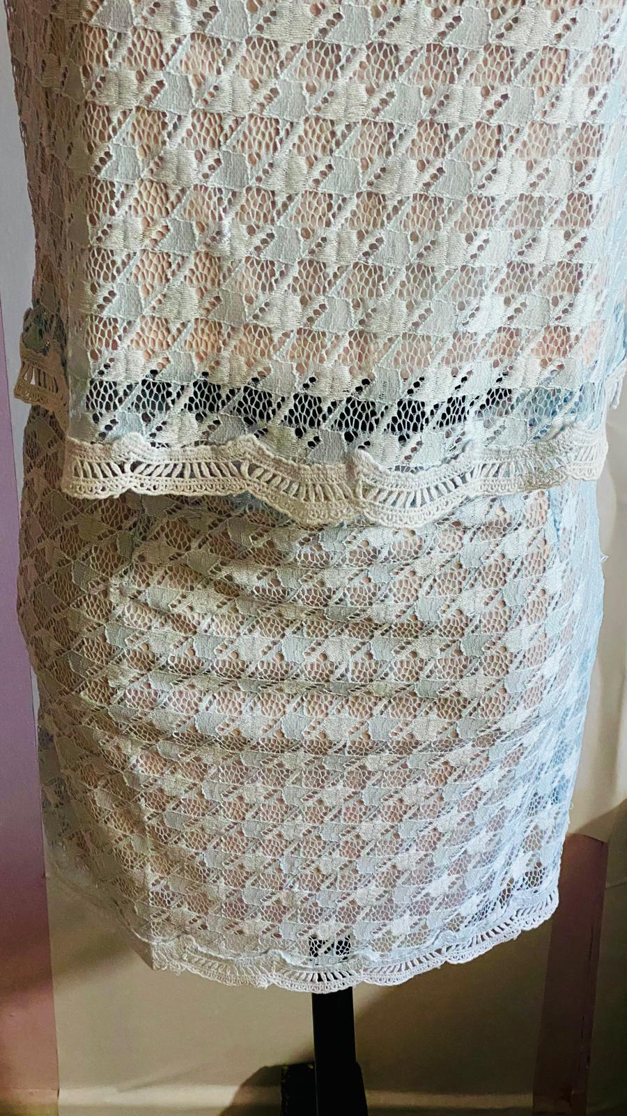 Coordinato in Pizzo con Top & Gonna Milu'