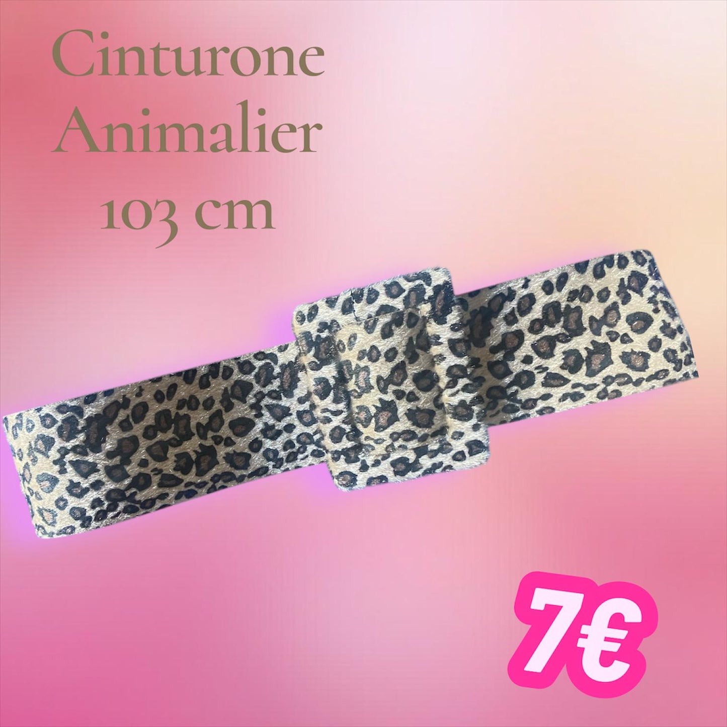 Cinturone Animaler Maculato