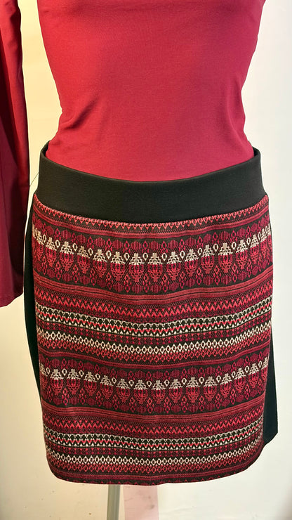 👠top monospalla & Gonna In Bordeaux Spilla Misure In Foto👠