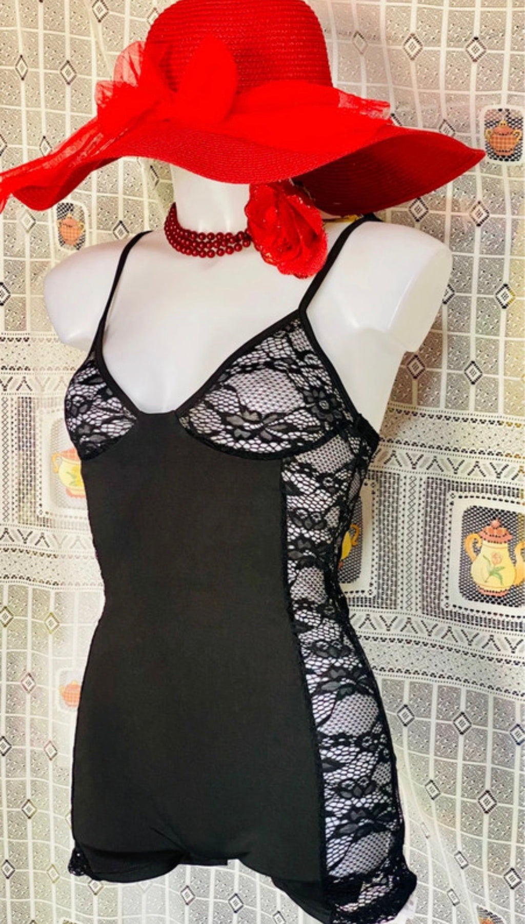 Body a tuta in Pizzo