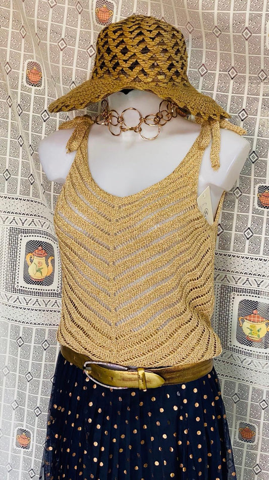 Top in maglia e Gonna Longuette