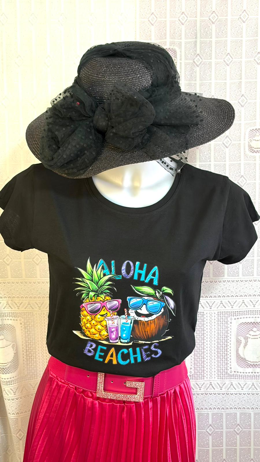 T-shirt 100% cotone e Gonna plissettata