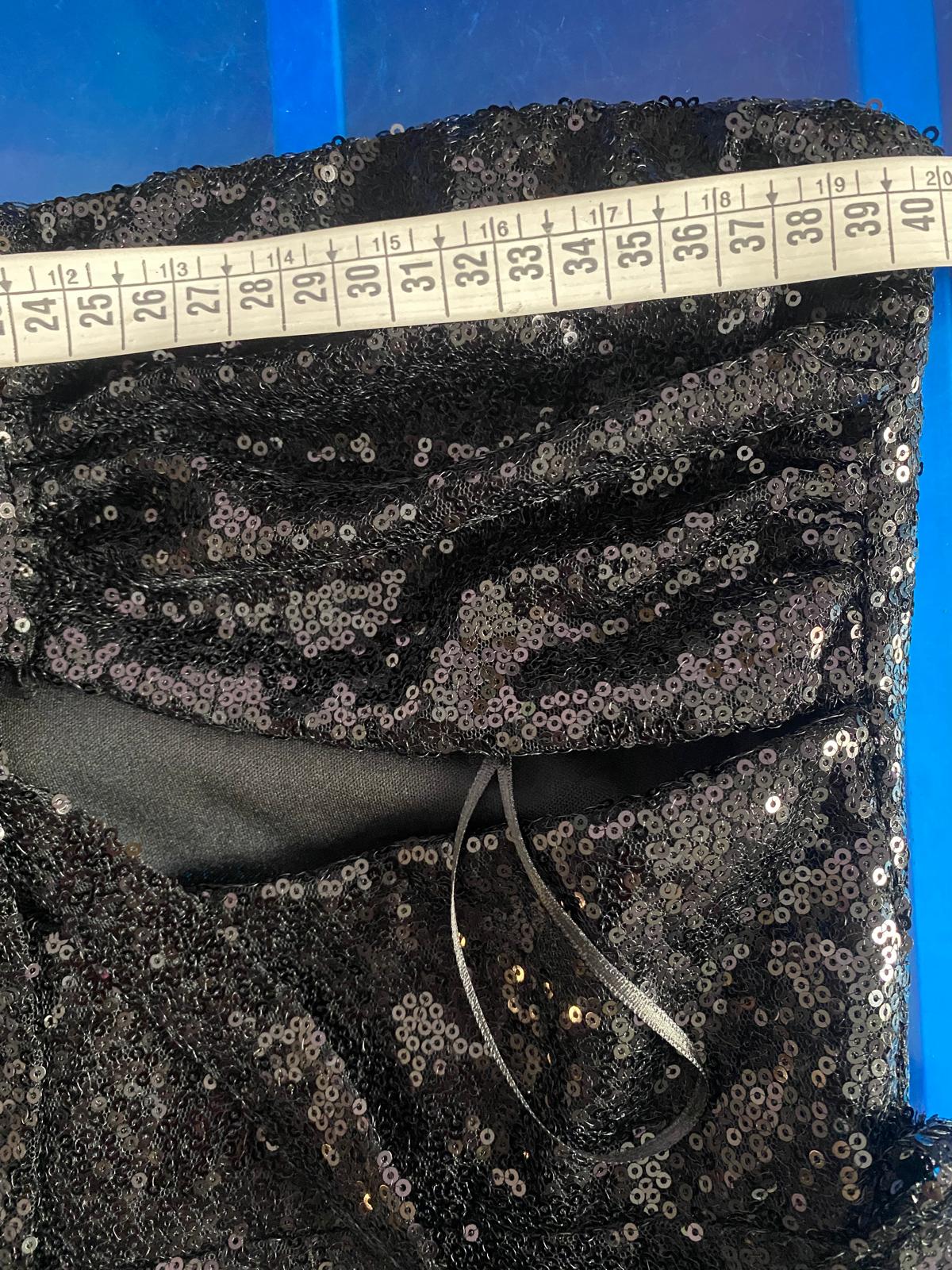 Abito Elegante Nero Paiettato