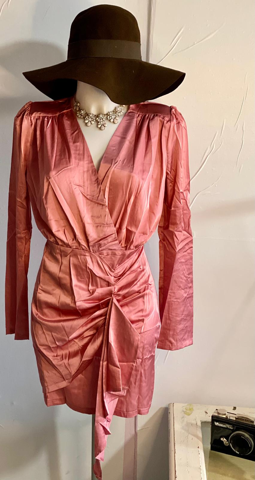 Abito Drappeggiato Champagne