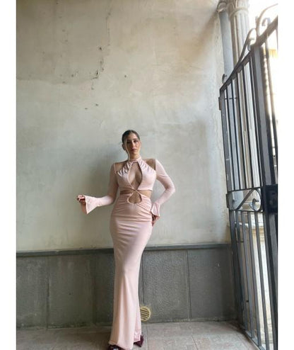 Abito Lungo Con Cut-Out