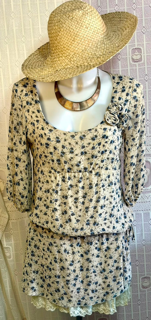 Abito donna longuette floreal