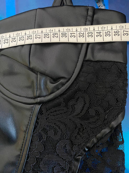 Abito Tubino in Ecopelle in Pizzo