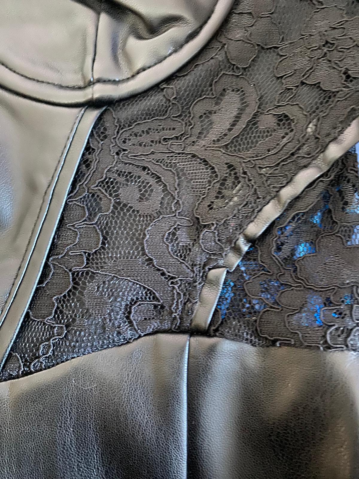 Abito Tubino in Ecopelle in Pizzo