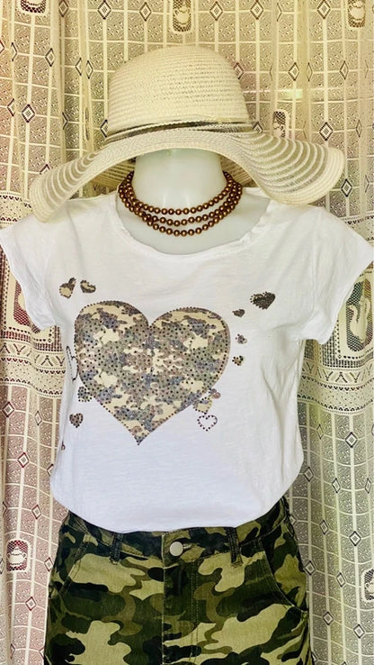 Camouflage cargo suit